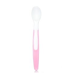 Bubbles Silicon Spoon With Ultra Soft Tips - Pink (Pack of 2)