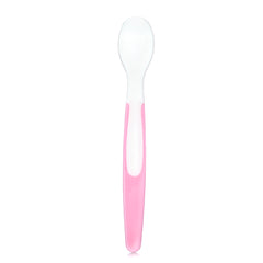 Bubbles Silicon Spoon With Ultra Soft Tips - Pink (Pack of 2)