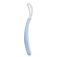 Bubbles Silicon Spoon With Ultra Soft Tips - Blue & Gray (Pack of 2)