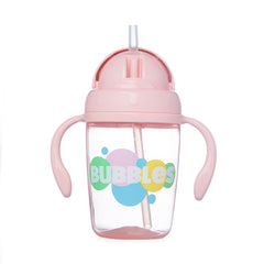 Bubble Drinking Straw Cups - Pink