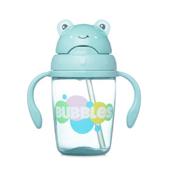 Bubble Drinking Straw Cups - Blue