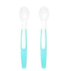 Bubbles Silicon Spoon With Ultra Soft Tips - Blue (Pack of 2)