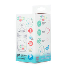 Bubbles Wide-neck BPA Free For Babies, Anti-Colic 150 ml Feeding  Bottle - Blue